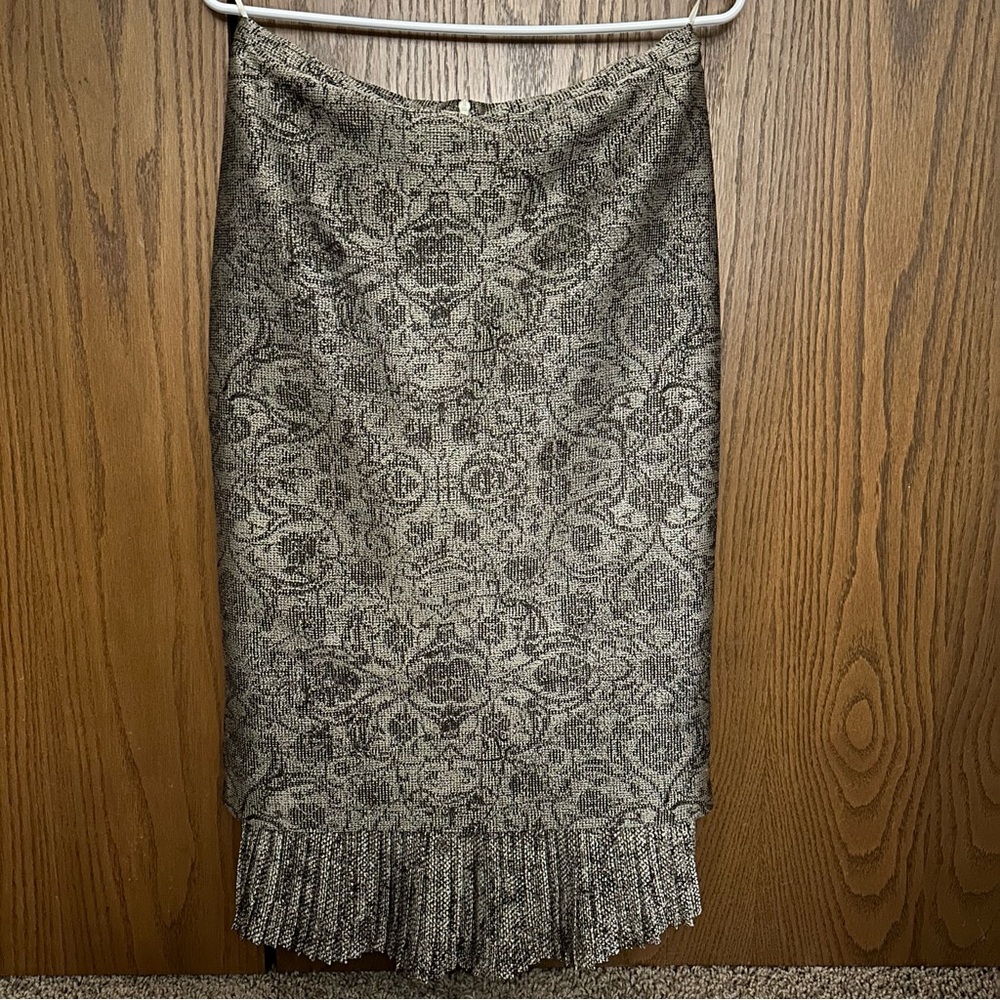 MaxMara Beige Midi Skirt